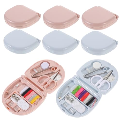 OSALADI 8 Sätze Teiliges Nähset für Erwachsene Tragbares Nähkit für Reisen Diy Nähwerkzeuge mit Robustem Material für Kleidung und Handarbeiten Leicht und Kompakt OSALADI 8 Sätze Teiliges Nähset für Erwachsene Tragbares Nähkit für Reisen Diy Nähwerkzeuge mit Robustem Material für Kleidung und Handarbeiten Leicht und Kompakt von OSALADI
