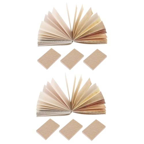OSALADI 8 Sätze Vintage Diy Scrapbook Papier Selbstklebende Dekorative Hintergründe für Scrapbooking Fotoalben und Grußkarten für Projekte und von OSALADI