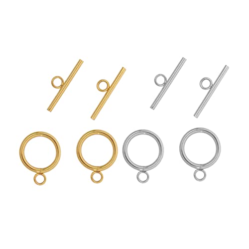 OSALADI 8 Satz Teiliges Ot Schmuckverschlüssen Kupferbeschichtung Vielseitige Verbindungsverschlüsse für und Armbänder Mixfarben für DIY Schmuckherstellung von OSALADI