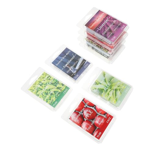 OSALADI 8 Stück Aromatische Wachswürfel Set Ätherische Öle Duftwachsblöcke für Zuhause Büro Yoga und Spa Sicher und Rauchfrei Fruchtig Blumiger Duft für Entspannung und OSALADI 8 Stück Aromatische Wachswürfel Set Ätherische Öle Duftwachsblöcke für Zuhause Büro Yoga und Spa Sicher und Rauchfrei Fruchtig Blumiger Duft für Entspannung und von OSALADI