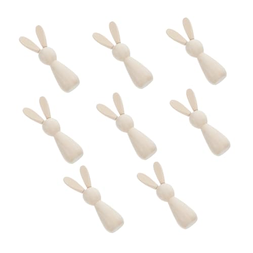 OSALADI 8 Stück Hasenkopf-Holzfigur Party Miniatur leer Mini-Hasenfiguren Osterdekoration DIY Holzspielzeug holzfiguren Osterkaninchen aus Holz Osterhasen-Ornamente Khaki OSALADI 8 Stück Hasenkopf-Holzfigur Party Miniatur leer Mini-Hasenfiguren Osterdekoration DIY Holzspielzeug holzfiguren Osterkaninchen aus Holz Osterhasen-Ornamente Khaki von OSALADI