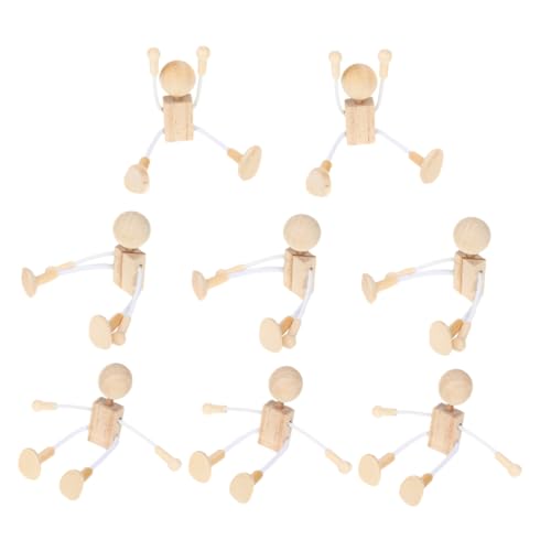 OSALADI 8stücke Teiliges Unvollendeten -puppenkörpern Für -malprojekte Kreative Holzfiguren Basteln Und Dekorieren Für Partys OSALADI 8stücke Teiliges Unvollendeten -puppenkörpern Für -malprojekte Kreative Holzfiguren Basteln Und Dekorieren Für Partys von OSALADI
