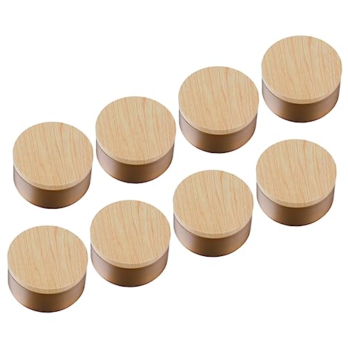 OSALADI 8 Stück Metalldosen für Diy Kerzen Praktische Kerzenbehälter mit Holzdeckel für Heimdekoration und zu Besonderen Anlässen OSALADI 8 Stück Metalldosen für Diy Kerzen Praktische Kerzenbehälter mit Holzdeckel für Heimdekoration und zu Besonderen Anlässen von OSALADI