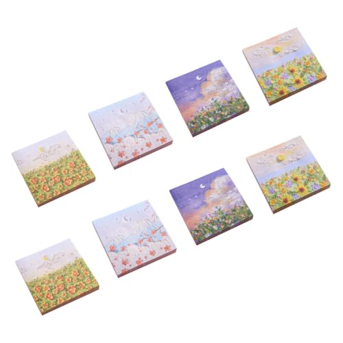 OSALADI 8 Stück Ölmalerei Haftnotizen Selbstklebende Notizzettel Designs für Notizen Erinnerungen und Listen im Büro und Zuhause OSALADI 8 Stück Ölmalerei Haftnotizen Selbstklebende Notizzettel Designs für Notizen Erinnerungen und Listen im Büro und Zuhause von OSALADI