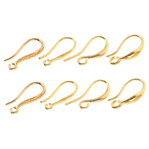 OSALADI 8 Stück Ohrhaken -Ohrringzubehör Kits zur Herstellung von Ohrringen mehrere Post Stopper schmuck Ohrringe liefert Ohrringe machen Haken Teile Ohrring Legierung Golden OSALADI 8 Stück Ohrhaken -Ohrringzubehör Kits zur Herstellung von Ohrringen mehrere Post Stopper schmuck Ohrringe liefert Ohrringe machen Haken Teile Ohrring Legierung Golden von OSALADI