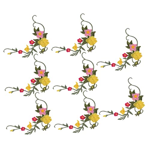 OSALADI 8 Stück Teiliges Blumenstickerei Applikations Patch für Kleidung Taschen und Kleider Aufbügelbare Flicken mit Langlebiger Klebeunterseite Geeignet für Verschiedene Materialien OSALADI 8 Stück Teiliges Blumenstickerei Applikations Patch für Kleidung Taschen und Kleider Aufbügelbare Flicken mit Langlebiger Klebeunterseite Geeignet für Verschiedene Materialien von OSALADI