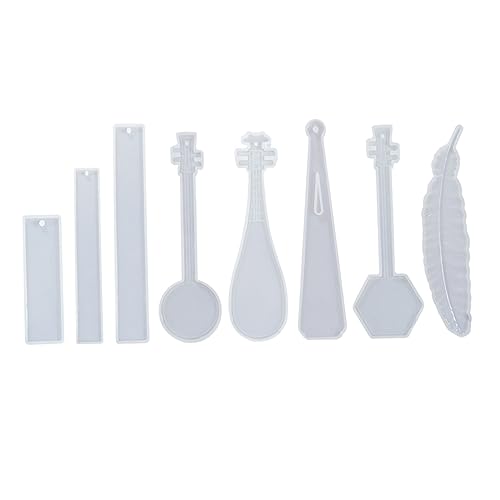 OSALADI 8 Stück Teiliges Diy Silikonform für Schmuck und Buchzeichen Hochwertige Gießform für Kreative Bastelprojekte Vielseitig Einsetzbar als Schlüsselanhänger Handtaschenanhänger oder OSALADI 8 Stück Teiliges Diy Silikonform für Schmuck und Buchzeichen Hochwertige Gießform für Kreative Bastelprojekte Vielseitig Einsetzbar als Schlüsselanhänger Handtaschenanhänger oder von OSALADI