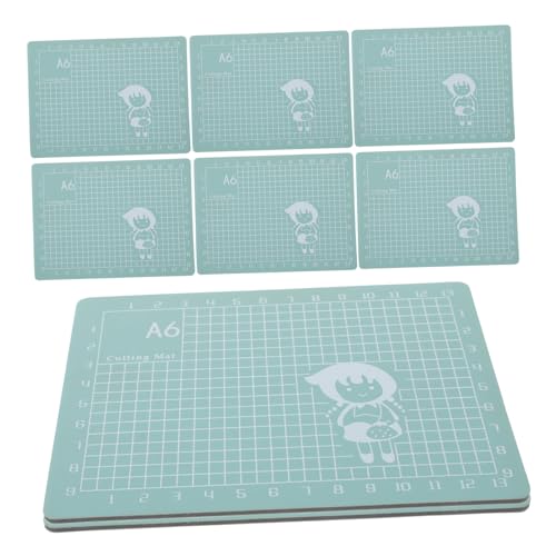 OSALADI 8 Stück Teiliges Doppelseitig Rutschfest mit Präzisen Rasterlinien für Scrapbooking Bastelunterlage Leichte Kompakte Schneideplatte für Handarbeit und Präzisionsschnitt von OSALADI