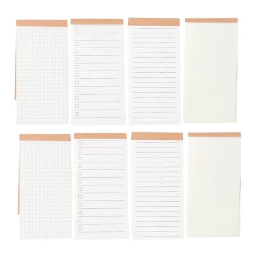 OSALADI 8 Stück Teiliges Kleines Planbuch Tragbares Notizheft mit Varianten Raster Linien Blanko Notizen Praktische Büro Schüler schreibwaren für Listen und Erinnerungen Handliche für OSALADI 8 Stück Teiliges Kleines Planbuch Tragbares Notizheft mit Varianten Raster Linien Blanko Notizen Praktische Büro Schüler schreibwaren für Listen und Erinnerungen Handliche für von OSALADI
