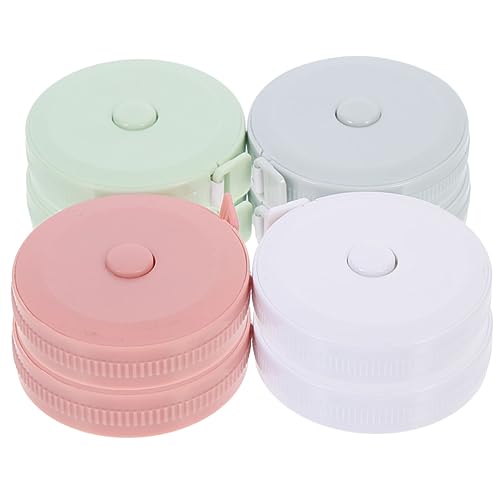 OSALADI 8 Stück Teiliges Mini Maßband Automatisch Einziehbares Flexibles Schneidermaßband für Körper und Stoffmessungen Praktisch und Tragbar Verschiedenen Farben von OSALADI