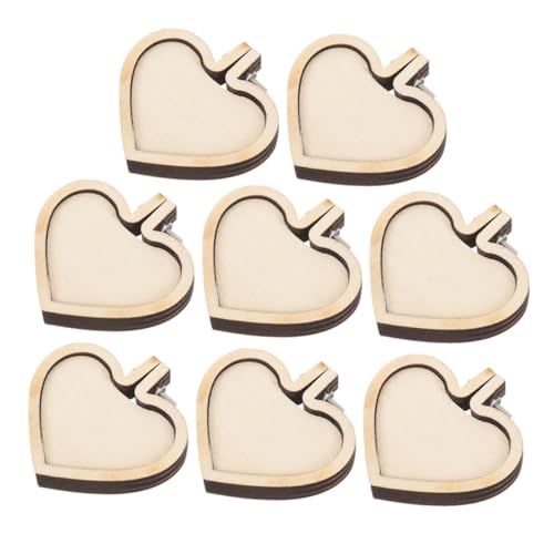 OSALADI 8 Stück Teiliges Mini Stickrahmen Holz und Dekorative Kreuzstich Ringe für Diy Projekte und Schmuckanhänger Herzform für Kreative Bastelarbeiten OSALADI 8 Stück Teiliges Mini Stickrahmen Holz und Dekorative Kreuzstich Ringe für Diy Projekte und Schmuckanhänger Herzform für Kreative Bastelarbeiten von OSALADI