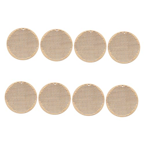 OSALADI 8 Stück Teiliges Runde Holzanhänger Natürliche Holzmaterialien Vielseitige Diy Kreuzstich Chips für Lesezeichen Schmuck und Dekorative Bastelprojekte OSALADI 8 Stück Teiliges Runde Holzanhänger Natürliche Holzmaterialien Vielseitige Diy Kreuzstich Chips für Lesezeichen Schmuck und Dekorative Bastelprojekte von OSALADI