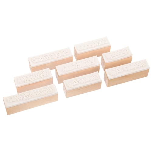 OSALADI 8 Stück Teiliges Set Holzstempel für Diy Stempel für Scrapbooking und Kartenherstellung Dekorative Holzstempel für Handgemachte Geschenkanhänger und Kreative Bastelprojekte OSALADI 8 Stück Teiliges Set Holzstempel für Diy Stempel für Scrapbooking und Kartenherstellung Dekorative Holzstempel für Handgemachte Geschenkanhänger und Kreative Bastelprojekte von OSALADI