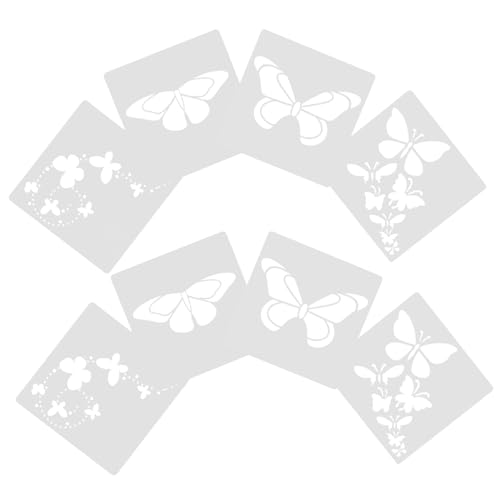 OSALADI 8 Stück Teiliges Wiederverwendbare Schmetterlings Schablonen für Diy Malvorlagen für Bastelarbeiten Scrapbooking Wanddekoration und Schulprojekte OSALADI 8 Stück Teiliges Wiederverwendbare Schmetterlings Schablonen für Diy Malvorlagen für Bastelarbeiten Scrapbooking Wanddekoration und Schulprojekte von OSALADI