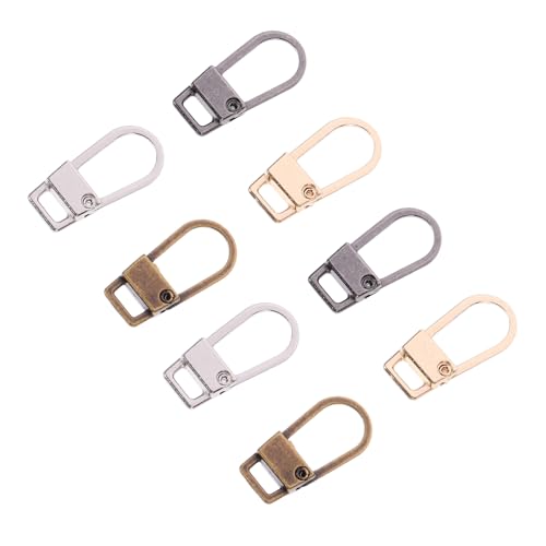 OSALADI 8 Stück Teiliges Zipper Puller für Kleidung Rucksäcke und Zelt Reparaturen Robuste Abnehmbare Reißverschlussköpfe Schwarz für DIY Projekte und Reparaturen von OSALADI