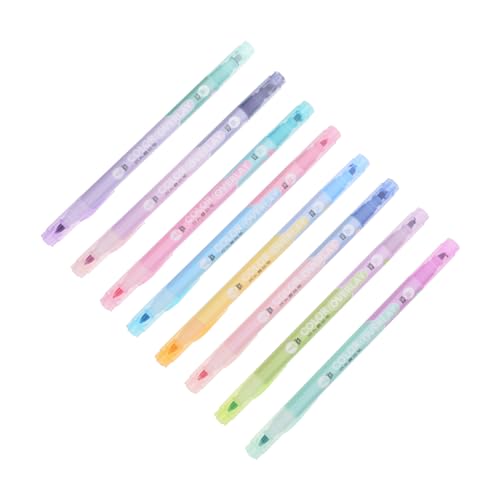 OSALADI 8 Stück doppelseitiger Textmarker Markierungen Farbe Kunst Textmarker fürs Büro Mark Stifte kleiner Highlighter entzückender Textmarker bunter Filzstift Plastik OSALADI 8 Stück doppelseitiger Textmarker Markierungen Farbe Kunst Textmarker fürs Büro Mark Stifte kleiner Highlighter entzückender Textmarker bunter Filzstift Plastik von OSALADI
