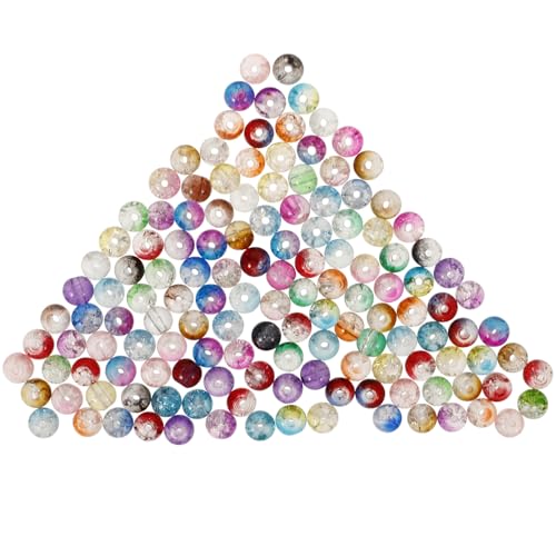 OSALADI 80 Stück Bunte Glasperlen mit Riss Diy Handmade Zubehör für Armbänder und Zwei Farben für Kreative Bastelprojekte und Schmuckherstellung OSALADI 80 Stück Bunte Glasperlen mit Riss Diy Handmade Zubehör für Armbänder und Zwei Farben für Kreative Bastelprojekte und Schmuckherstellung von OSALADI