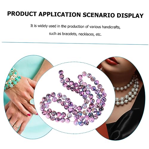 OSALADI 80 Stück Farben Glasperlen DIY Zubehör für Armbänder und Crack Perlen Bastelperlen für Schmuckherstellung Handarbeiten OSALADI 80 Stück Farben Glasperlen DIY Zubehör für Armbänder und Crack Perlen Bastelperlen für Schmuckherstellung Handarbeiten von OSALADI