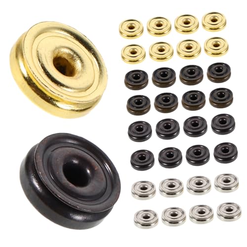 OSALADI 80 Stück Handnähbare Druckknöpfe Metallene Snap Buttons für Kleidung Diy Projekte Schwarz Antikbronze Silber Gold Sicher und Langlebig für Empfindliche Stoffe OSALADI 80 Stück Handnähbare Druckknöpfe Metallene Snap Buttons für Kleidung Diy Projekte Schwarz Antikbronze Silber Gold Sicher und Langlebig für Empfindliche Stoffe von OSALADI