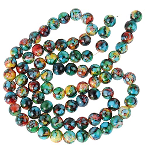 OSALADI 80 Stück Zwei Farben Crack Glasmurmeln Bunte Diy Perlen für Schmuckherstellung und Armband Zubehör und Sicher der Anwendung OSALADI 80 Stück Zwei Farben Crack Glasmurmeln Bunte Diy Perlen für Schmuckherstellung und Armband Zubehör und Sicher der Anwendung von OSALADI
