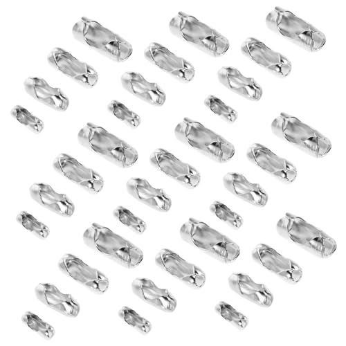 OSALADI 800 Stück Metall Kugelkettenschlösser Bead Chain Connector Clips für DIY Schmuckreparatur Schlüsselanhänger Armband Endverbinder Vielseitige Kettenverbinder Zubehör OSALADI 800 Stück Metall Kugelkettenschlösser Bead Chain Connector Clips für DIY Schmuckreparatur Schlüsselanhänger Armband Endverbinder Vielseitige Kettenverbinder Zubehör von OSALADI