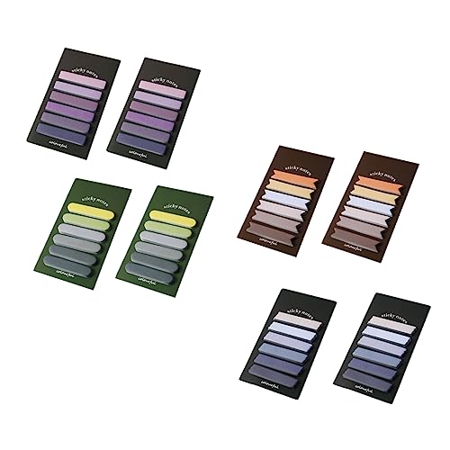 OSALADI 8Sätze Farbige Haftnotizen Praktische Notizpads Verschiedenen Farben für Büro Schule und Zuhause für Notizen Erinnerungen und von OSALADI