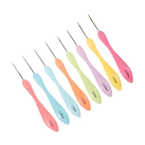 OSALADI 8Stücke Teiliges Häkelnadel für Perücken und Mützen Ergonomische Strickhaken für Anfänger und Fortgeschrittene zum Häkeln von Teppichen und Reparaturen Leicht OSALADI 8Stücke Teiliges Häkelnadel für Perücken und Mützen Ergonomische Strickhaken für Anfänger und Fortgeschrittene zum Häkeln von Teppichen und Reparaturen Leicht von OSALADI