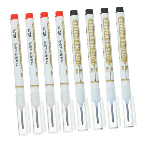 OSALADI 8Stücke Teiliges Marker für Präzises Markieren Tiefen Löchern Bau und Zimmermannsmarker für Möbel Regale und Mehr Ölbasierte Markierstifte OSALADI 8Stücke Teiliges Marker für Präzises Markieren Tiefen Löchern Bau und Zimmermannsmarker für Möbel Regale und Mehr Ölbasierte Markierstifte von OSALADI