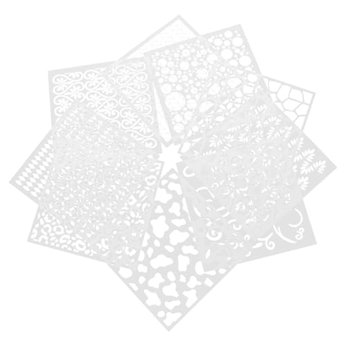 OSALADI 9 Stück Geometrische Muster Vorlage Malvorlagen Schablonen Und Vorlagen Zum Malen Vorlagen Stencils Malschablonen Bastelschablonen Stencil Crafts Zeichenvorlagen Das Haustier von OSALADI