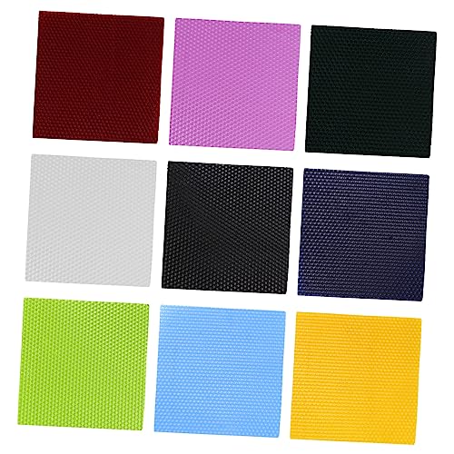 OSALADI 9 Stück Teiliges Bienenwachsplatten für Diy Kerzenherstellung Farbige Rauchfreie Wachssheets zum Basteln von Handgefertigten für Erwachsene für Partys und Feiern von OSALADI