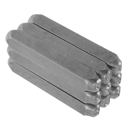 OSALADI 9 Stück Teiliges Stahlstempel für Metallstempel für DIY Projekte für Leder und Mehr Präzise Dimensionen Einfache Handhabung für Bastelarbeiten OSALADI 9 Stück Teiliges Stahlstempel für Metallstempel für DIY Projekte für Leder und Mehr Präzise Dimensionen Einfache Handhabung für Bastelarbeiten von OSALADI