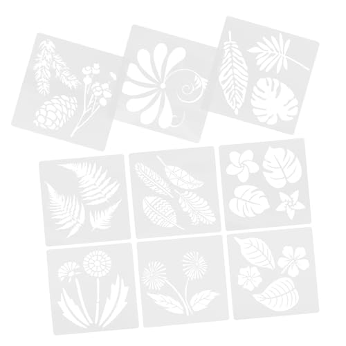 OSALADI 9 Stück Teiliges Wiederverwendbare Malschablonen für Wandgestaltung für Diy Projekte für Wände Türen und Heimdekoration Praktische und Geruchsneutrale Kunststoffvorlagen OSALADI 9 Stück Teiliges Wiederverwendbare Malschablonen für Wandgestaltung für Diy Projekte für Wände Türen und Heimdekoration Praktische und Geruchsneutrale Kunststoffvorlagen von OSALADI