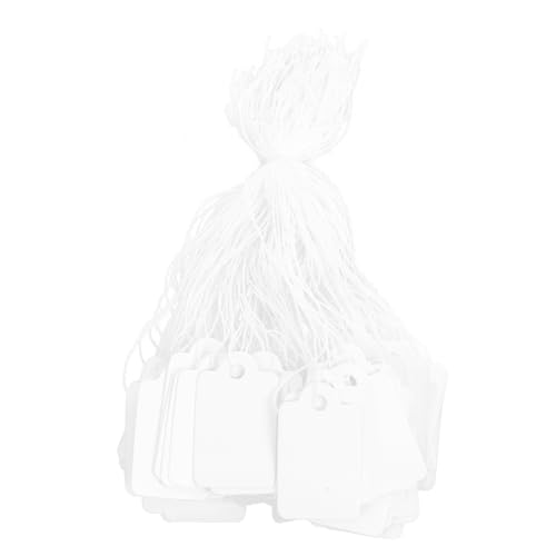 OSALADI 90 Stück leeres Etikett Etiketten Tag-Aufkleber Stichworte Anzeige Schmuck preisschild tags Preisanhänger für Kleidung Kleidungsschilds Preisetikett Tag Baumwolle Weiß OSALADI 90 Stück leeres Etikett Etiketten Tag-Aufkleber Stichworte Anzeige Schmuck preisschild tags Preisanhänger für Kleidung Kleidungsschilds Preisetikett Tag Baumwolle Weiß von OSALADI