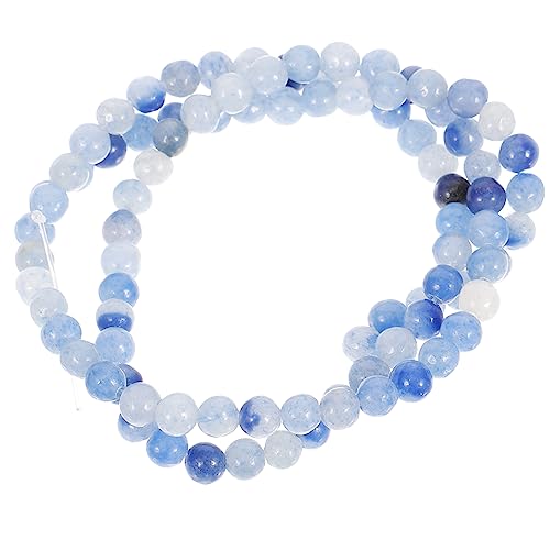 OSALADI 92 Stück Naturstein Perlen Facettierte DIY Bastelperlen für Armbänder und Schmuckherstellung Hochwertige Langlebige Perlen mit Löchern für Basteln von OSALADI