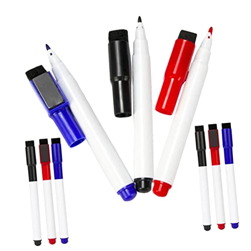 OSALADI 9Stücke Magnetische Whiteboard Marker Abwischbare Stifte für Büro und Schule Praktische Markierstifte für Glatte Oberflächen OSALADI 9Stücke Magnetische Whiteboard Marker Abwischbare Stifte für Büro und Schule Praktische Markierstifte für Glatte Oberflächen von OSALADI