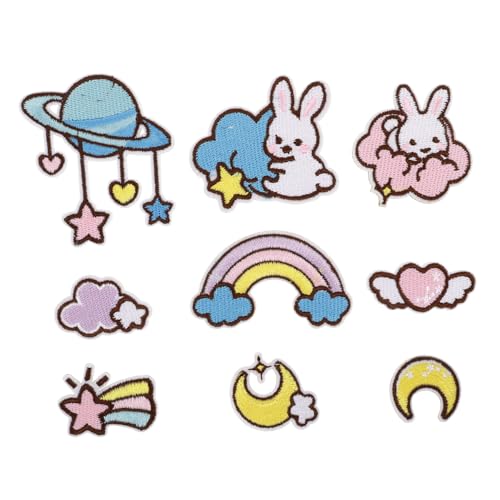 OSALADI 9Stücke Selbstklebende Stickerei Patches für Kleidungsreparatur und Dekoration Aufbügelbare Flicken für Jacken Jeans Hüte Rucksäcke und Mehr OSALADI 9Stücke Selbstklebende Stickerei Patches für Kleidungsreparatur und Dekoration Aufbügelbare Flicken für Jacken Jeans Hüte Rucksäcke und Mehr von OSALADI