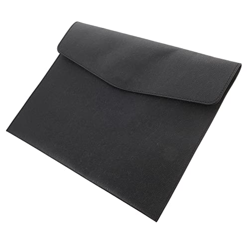 OSALADI A4 Aktentasche Datei Hüllen für Umschlagmappen Dokumenttasche tragbarer Aktenhalter Veranstalter Büroordner Dokumentenhalter-Ordner Aktenhalter im Büro Leder Black OSALADI A4 Aktentasche Datei Hüllen für Umschlagmappen Dokumenttasche tragbarer Aktenhalter Veranstalter Büroordner Dokumentenhalter-Ordner Aktenhalter im Büro Leder Black von OSALADI