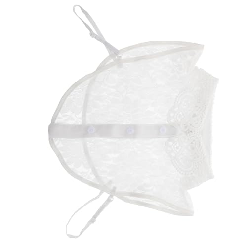 OSALADI Abnehmbarer Damen Fake Kragen aus Spitze Teil Blusenkragen aus Polyester Vielseitiger Dekorativer Einsatz für Hemden und Blusen Weißer Krageneinsatz für Elegantes Styling OSALADI Abnehmbarer Damen Fake Kragen aus Spitze Teil Blusenkragen aus Polyester Vielseitiger Dekorativer Einsatz für Hemden und Blusen Weißer Krageneinsatz für Elegantes Styling von OSALADI