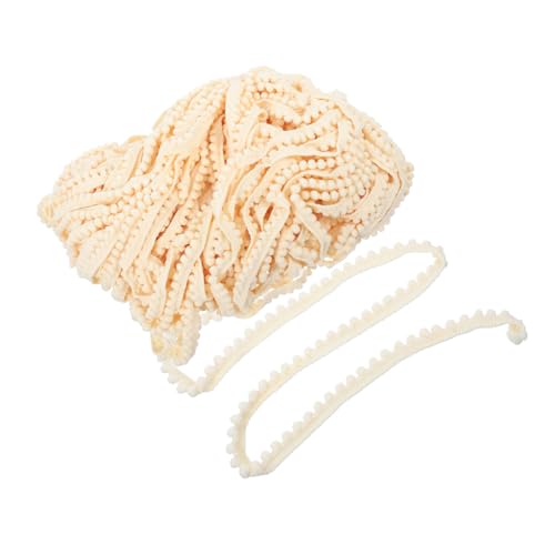 OSALADI Accessoires aus Spitze Pom Pom Ball Fransenbesatz Fransenband nähen Bommelband dekorative Nähgarnitur Quastenverkleidung Fransenbänder Kugelband Polyester Beige OSALADI Accessoires aus Spitze Pom Pom Ball Fransenbesatz Fransenband nähen Bommelband dekorative Nähgarnitur Quastenverkleidung Fransenbänder Kugelband Polyester Beige von OSALADI