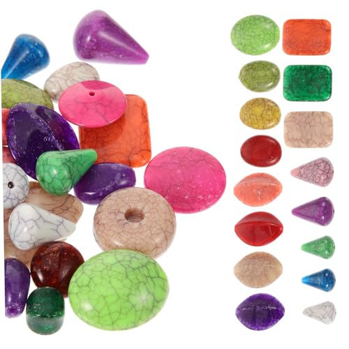 OSALADI Acrylperlen für Schmuckherstellung DIY Lose Perlen Robust Langlebig für Armbänder Halsketten Ohrringe Individuelle Handarbeitsprojekte OSALADI Acrylperlen für Schmuckherstellung DIY Lose Perlen Robust Langlebig für Armbänder Halsketten Ohrringe Individuelle Handarbeitsprojekte von OSALADI