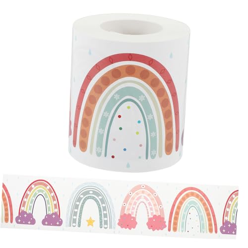 OSALADI Adorable Rainbow Bridge Border Sticker für Dekoration Selbstklebend Zuschneidbar für Klassenzimmer und Festliche Zubehör Wanddeko OSALADI Adorable Rainbow Bridge Border Sticker für Dekoration Selbstklebend Zuschneidbar für Klassenzimmer und Festliche Zubehör Wanddeko von OSALADI