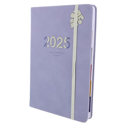 OSALADI Agenda-Buch monatlich Zeitplan Notizbuch täglich Tag Monatsplaner Notizblock Notizbücher Schreibbuch Haushaltsplaner Buch Multifunktions-Planer-Organizer Pu von OSALADI