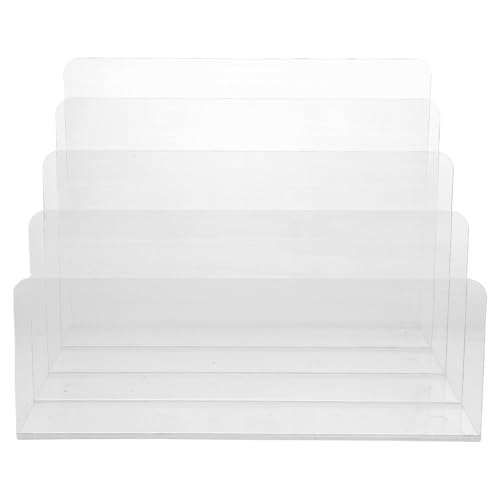 OSALADI Aktenhalter aus Acryl Mail-Sortierer-Organizer Vertikaler Datei-Organizer aufrechter Aktenordner Acrylbürozubehör Acryl-Geldbörsen-Organizer Transparent OSALADI Aktenhalter aus Acryl Mail-Sortierer-Organizer Vertikaler Datei-Organizer aufrechter Aktenordner Acrylbürozubehör Acryl-Geldbörsen-Organizer Transparent von OSALADI