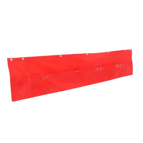 OSALADI Aktentasche Hängender Papierorganisator Beutel Wand Planke Tragbar Klassenzimmer Schlüssel Lehrer Schule Die Vorratsbehälter Kleidersack Zum Aufhängen Rot Polyester von OSALADI