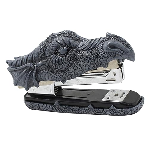 OSALADI Alligator Stapler aus Resin und Kreativer Schreibtisch Hefter Tierform für Büro und Schule Leicht und Dekorativ und Funktional von OSALADI