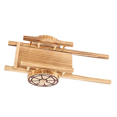 OSALADI Antike Holz Dekoration Handgezogener Flachwagen Langlebig Wohnaccessoire für Desktop Sammler OSALADI Antike Holz Dekoration Handgezogener Flachwagen Langlebig Wohnaccessoire für Desktop Sammler von OSALADI