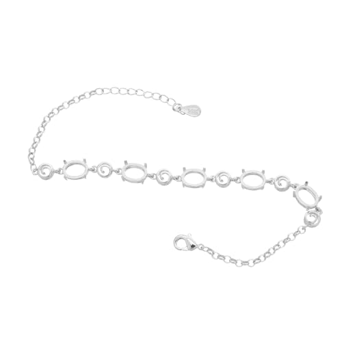 OSALADI Armbandzubehör Cabochon Lünettentablett Armreifen Basis DIY Armbandrohlinge Schmuckherstellung Erkenntnisse Cabochon Einstellungen Tabletts Lünette Armbänder OSALADI Armbandzubehör Cabochon Lünettentablett Armreifen Basis DIY Armbandrohlinge Schmuckherstellung Erkenntnisse Cabochon Einstellungen Tabletts Lünette Armbänder von OSALADI