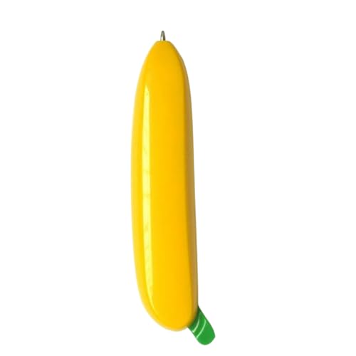 OSALADI Bananenkugelschreiber Damenstift Kurzstift Fingerspitzenstift Taschenstift Kugelschreiber Kugelschreiber Kugelschreiber Ergonomische Stifte Kunststoff Gelb von OSALADI