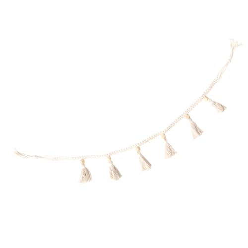 OSALADI Baumwollquasten Wanddekoration Bohemian Wall Hanging für Kinderzimmer und Zuhause Vielseitig Einsetzbar Beige Verarbeitung für Partys und Verschiedene Räume OSALADI Baumwollquasten Wanddekoration Bohemian Wall Hanging für Kinderzimmer und Zuhause Vielseitig Einsetzbar Beige Verarbeitung für Partys und Verschiedene Räume von OSALADI