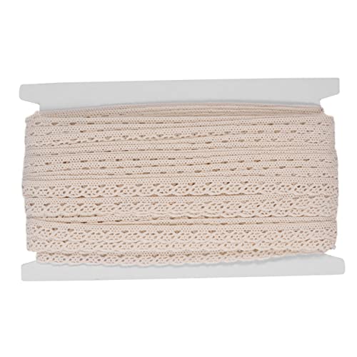 OSALADI Baumwollspitzenband Diy Nähmaterial für Tischdecken Vorhänge Kleidung Yards Handgewebt Langlebig Vielseitig Einsetzbar für Hochzeiten Feste und Diy Projekte von OSALADI